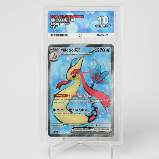 Milotic EX 217/191 ACE 10 Surging Sparks Pokémon Card