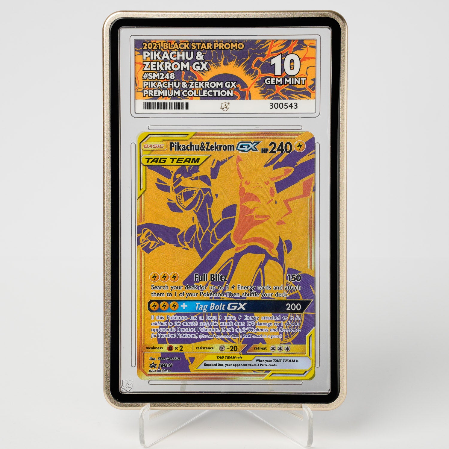 tag 10 pokemon cards Pikachu & Zekrom GX SM248 Black Star Promo ACE Graded Pokémon Card – GradedX Color:Translucent Blue wheels The background can be Discover the Best Pokemon