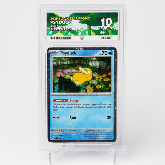 Psyduck 007 ACE 10 Black Star Promo Pokémon Card