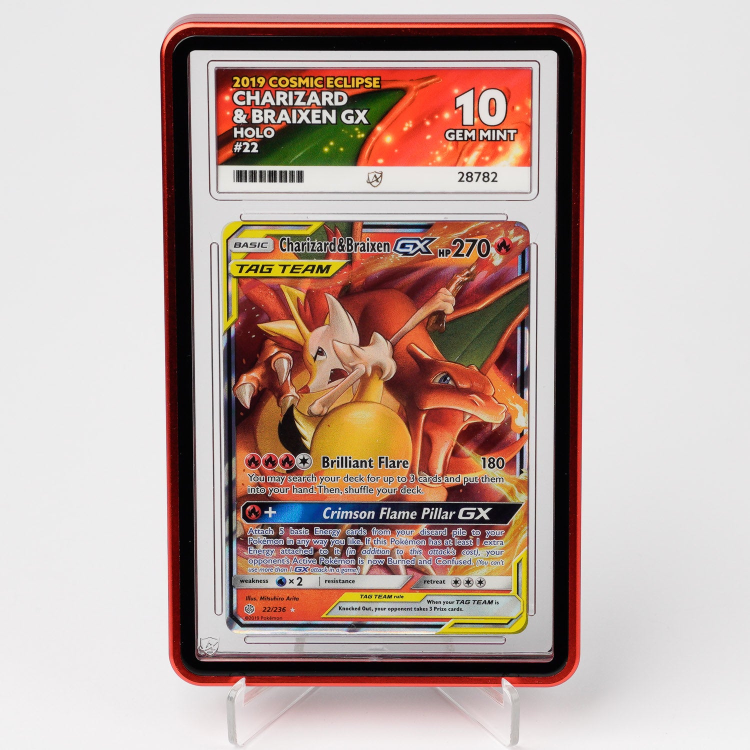 charizard and braixen pokemon card & GX 22/236 Cosmic Eclipse ACE 10 Graded Pokémon Car – GradedX Bulk Discount:50 Whether youre a long MTG These cards are NO