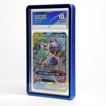 GX Aluminium Magnetic Protection Case - ACE Graded Cards - Blue