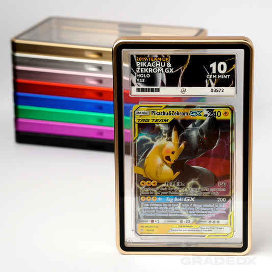 GX Aluminium Magnetic Protection Case - ACE Graded Cards - Black