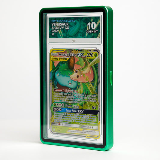 GX Aluminium Magnetic Protection Case - ACE Graded Cards - Green