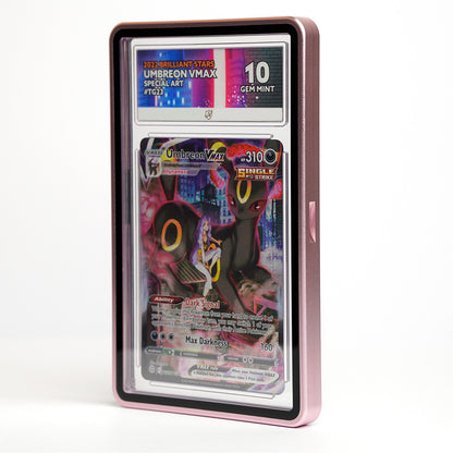 GX Aluminium Magnetic Protection Case - ACE Graded Cards - Pink