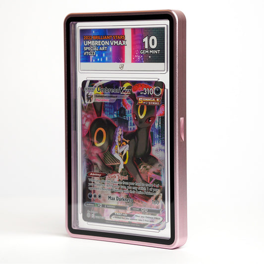 GX Aluminium Magnetic Protection Case - ACE Graded Cards - Pink
