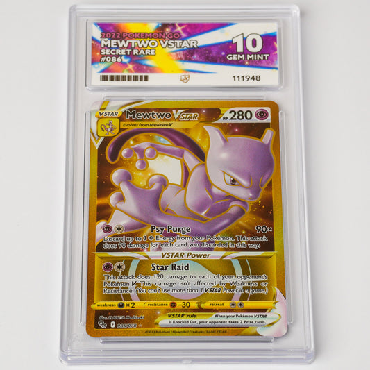 Mewtwo V Star 086/078 ACE 10 Gem Mint Pokémon Card