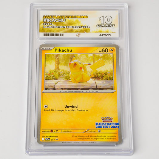 Pikachu 214 ACE 10 Gem Mint Pokémon Card