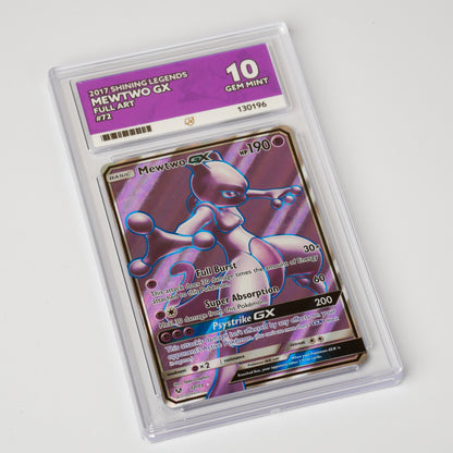 Mewtwo GX 72/73 - ACE 10 Gem Mint - Pokémon Card