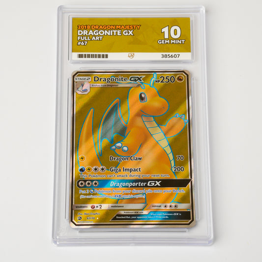 Dragonite GX 67/70 - ACE 10 Gem Mint - Pokémon Card