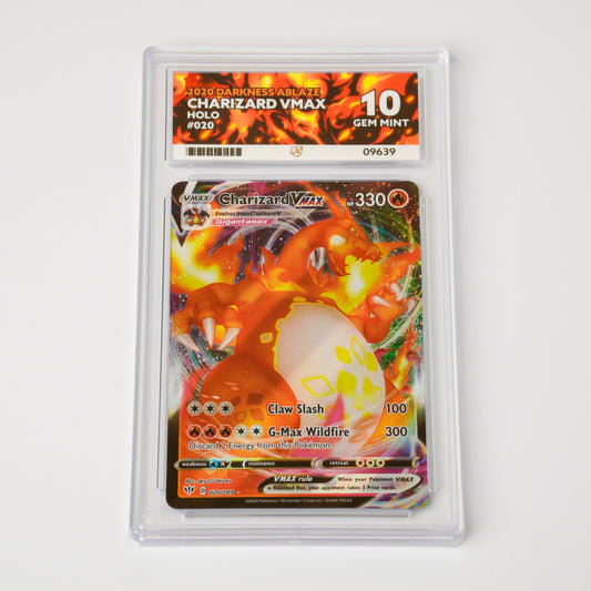 Charizard Vmax 020/189 - ACE 10 Gem Mint - Pokémon Card