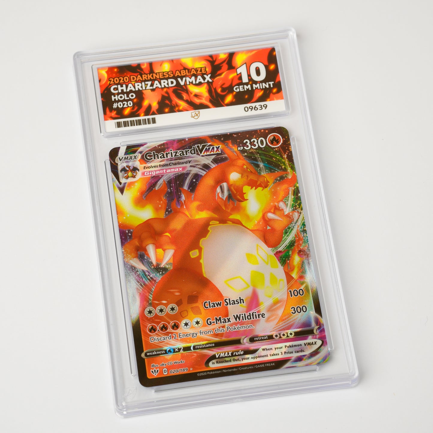 Charizard Vmax 020/189 - ACE 10 Gem Mint - Pokémon Card