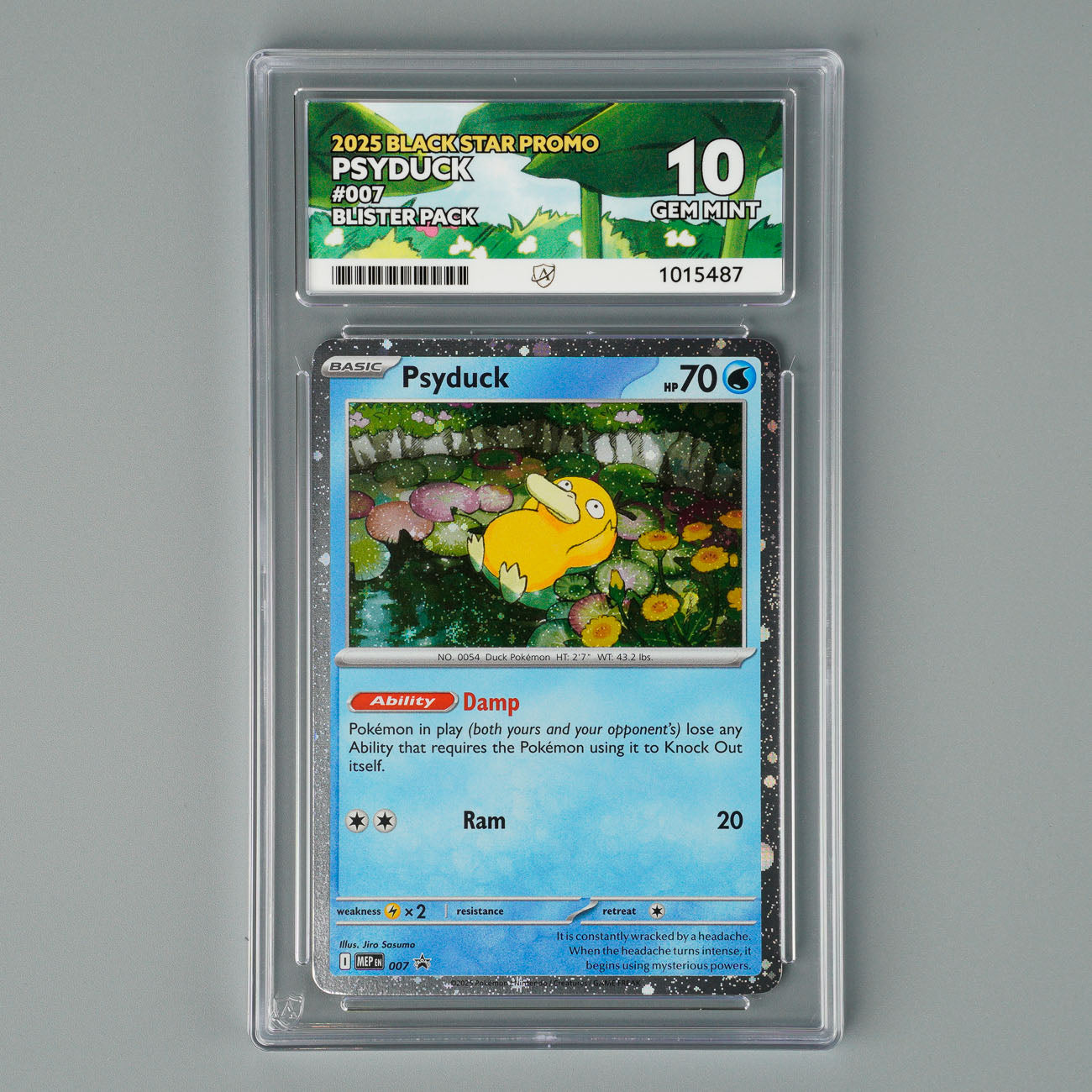 Psyduck 007 ACE 10 Black Star Promo Pokémon Card