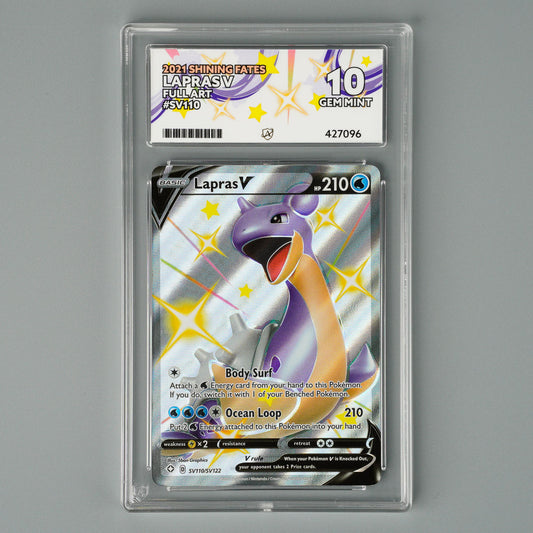 Lapras V SV110 ACE 10 Shinning Fates Pokémon Card