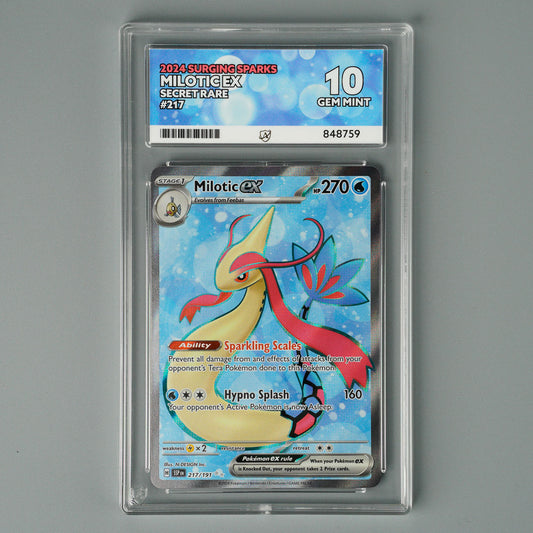 Milotic EX 217/191 ACE 10 Surging Sparks Pokémon Card