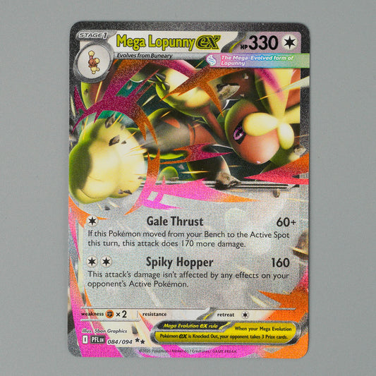 Mega Lopunny EX 084/094 Phantasmal Flames Pokémon Card