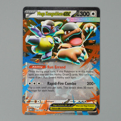 Mega Kangaskhan EX 104/132 Mega Evolution Pokémon Card