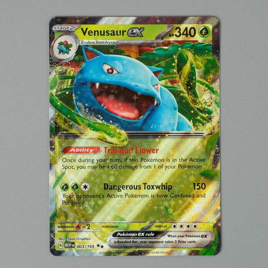 Venusaur EX 003/165 Scarlet & Violet Pokémon Card