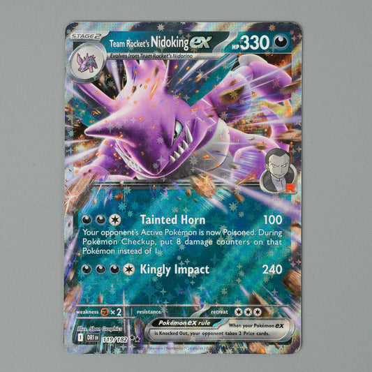 Nidoking EX 119/182 Destined Rivals Pokémon Card