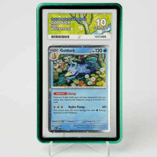 Golduck 008 Mega Evolution Promo ACE 10 Graded Pokémon Card