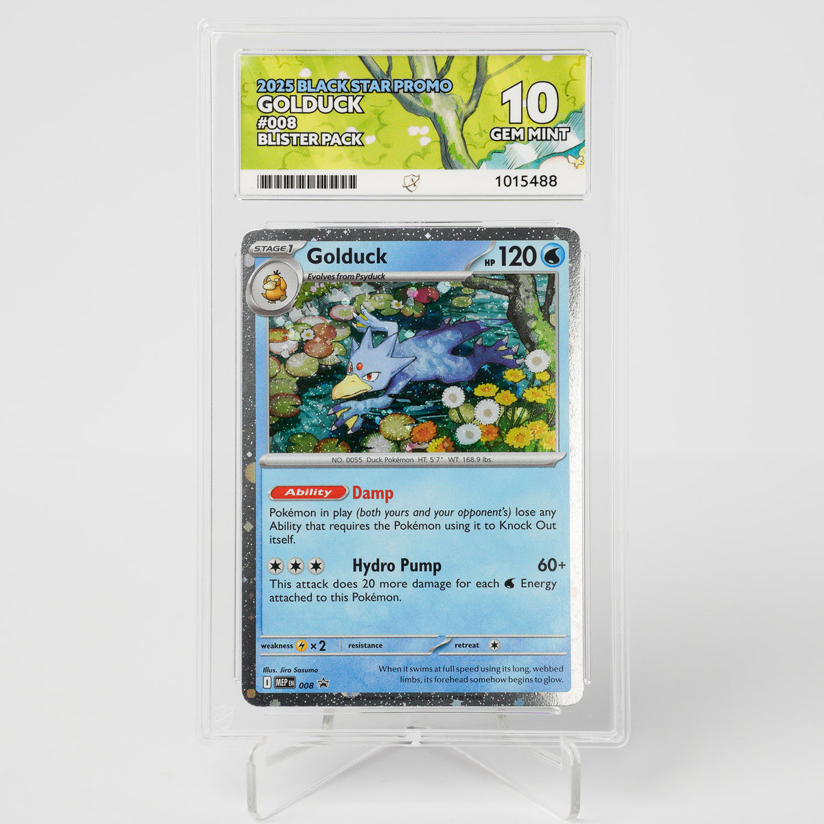Golduck 008 Mega Evolution Promo ACE 10 Graded Pokémon Card
