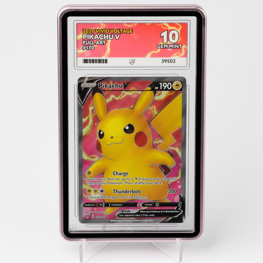 Pikachu V 170/185 Vivid Voltage ACE 10 Graded Pokémon Card