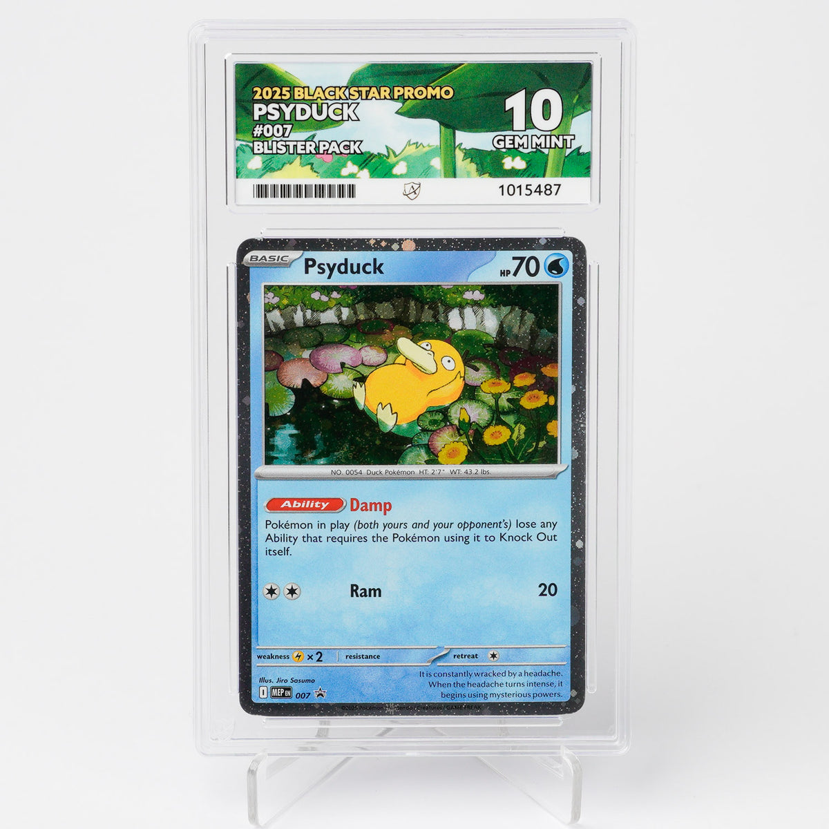 Psyduck 007 Mega Evolution Promo ACE 10 Graded Pokémon Card