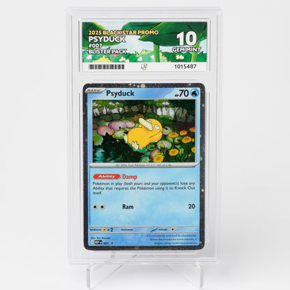 Psyduck 007 Mega Evolution Promo ACE 10 Graded Pokémon Card