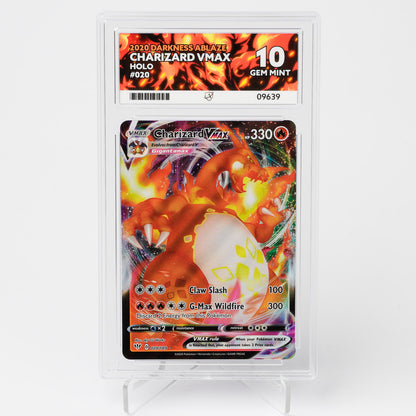 Charizard VMAX 020/189 Darkness Ablaze ACE 10 Graded Pokémon Card