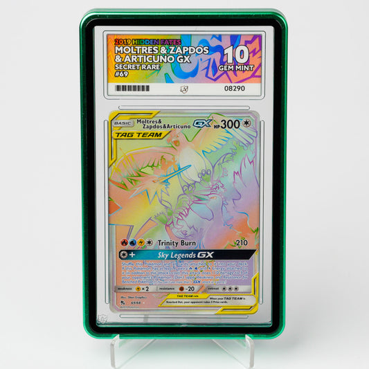 Moltres & Zapdos & Articuno 69/68 ACE 10 Hidden Fates Pokémon Card