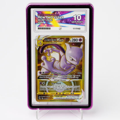 Mewtwo V Star 086/078 Pokemon Go ACE 10 Graded Pokémon Card