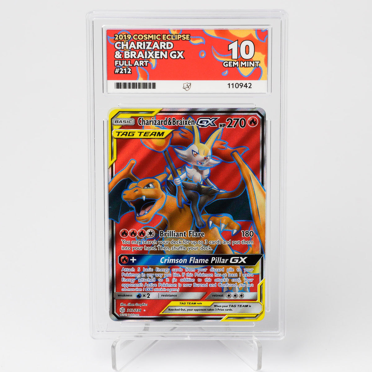 charizard and braixen pokemon card & GX 212/236 Cosmic Eclipse ACE 10 Graded Pokémon Ca – GradedX Bulk Discount:50 Whether youre a long MTG These cards are NO