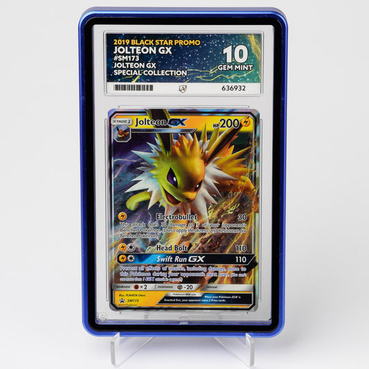 Jolteon GX SM173 Black Star Promo ACE 10 Graded Pokémon Card