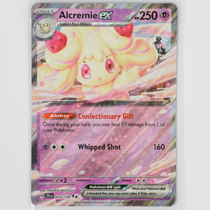 Alcremie ex 075/159 Journey Together Pokémon Card