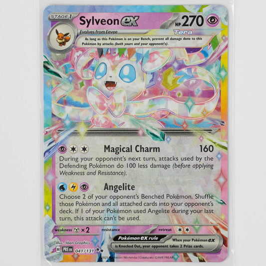 Sylveon ex 041/131 Prismatic Evolutions Pokémon Card