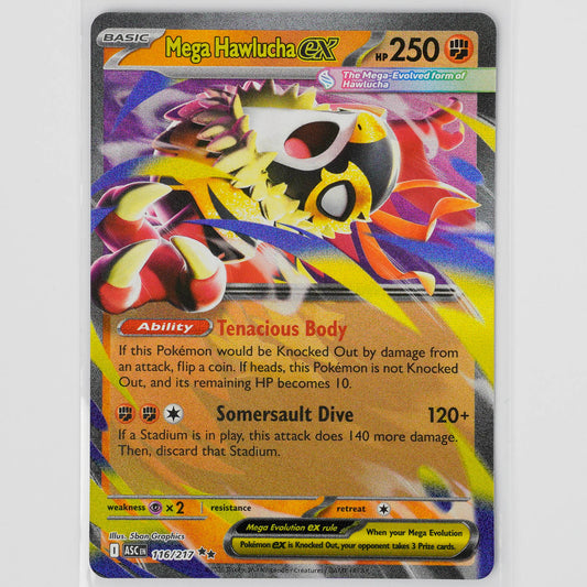 Mega Hawlucha ex 116/217 Ascended Heroes Pokémon Card