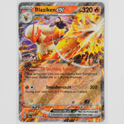 Blaziken ex 024/159 Journey Together Pokémon Card