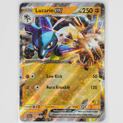 Lucario ex 082/142 Stellar Crown Pokémon Card