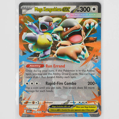 Mega Kangaskhan ex 104/132 Mega Evolution Pokémon Card