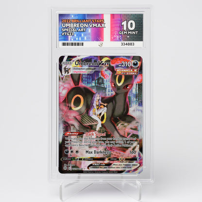 Umbreon VMax TG23/TG30 Brilliant Stars ACE 10 Graded Pokémon Card