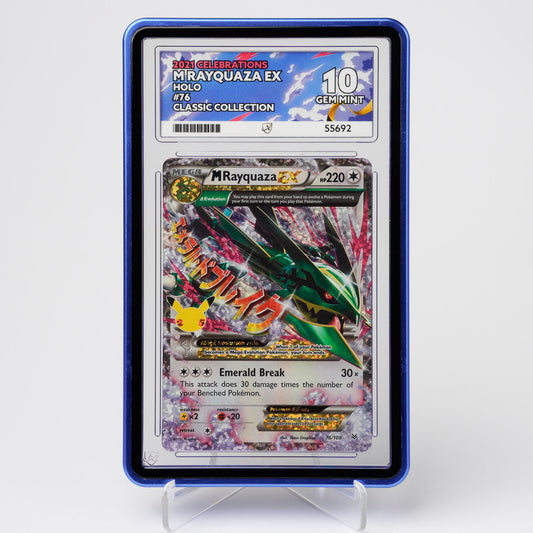 Mega Rayquaza EX 76/108 Celebrations Classic ACE 10 Graded Pokémon Card
