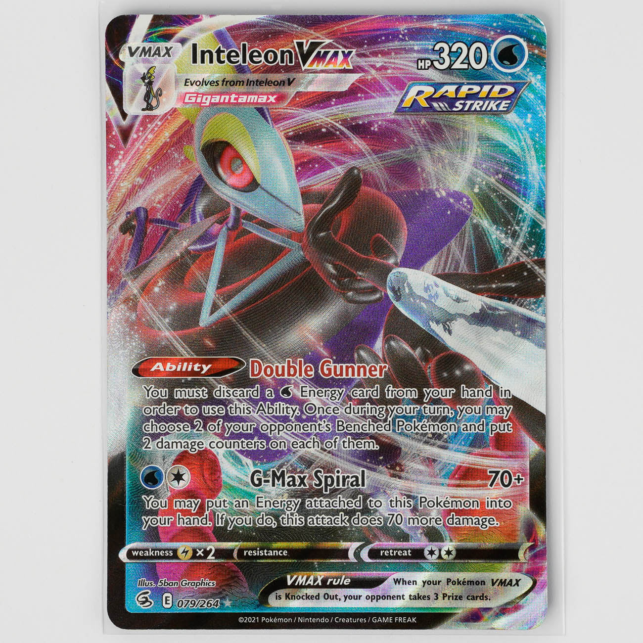 Inteleon VMAX 079/264 Sword & Shield Pokémon Card