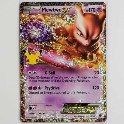 MewTwo EX 54/99 Next Destinies Pokémon Card