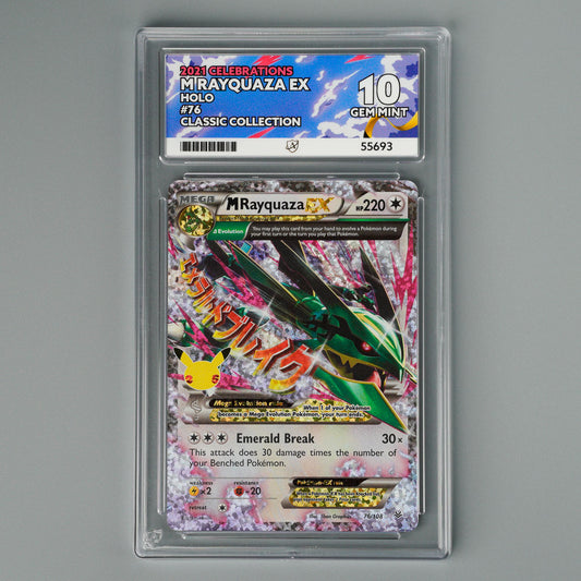 Mega Rayquaza EX 76/108 ACE 10 Celebrations Classic Pokémon Card