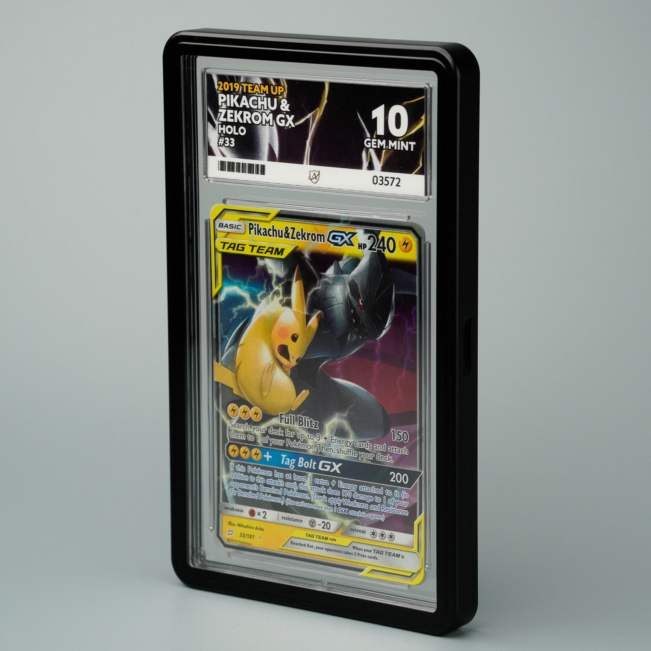 Pikachu & Zekrom 33/181 ACE 10 Team Up Pokémon Card
