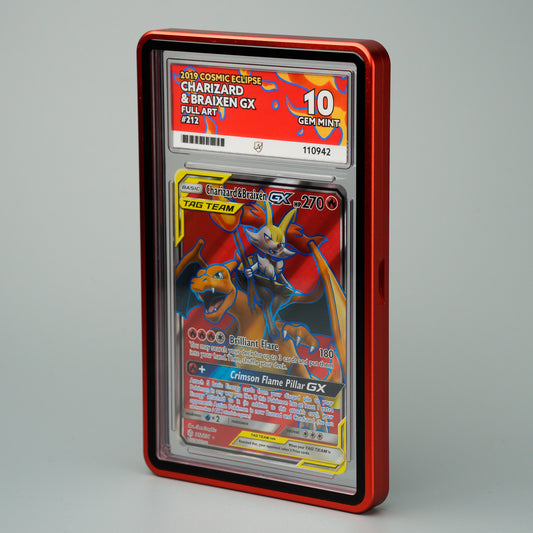 Charizard & Braixen GX 212/236 ACE 10 Cosmic Eclipse Pokémon Card